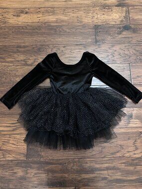 Ollie Jay Black Velvet Tutu Dress